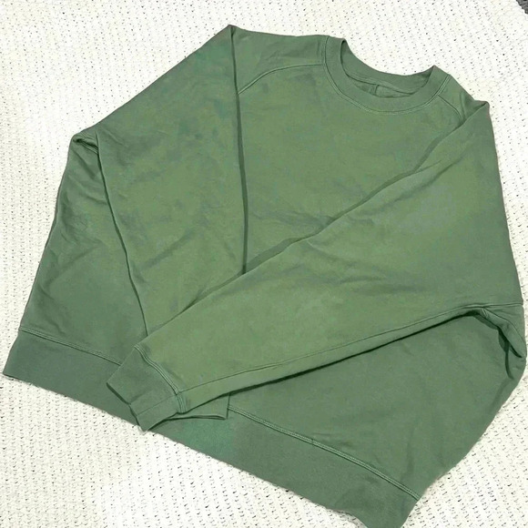 Girlfriend collective Falcon 50/50 Relaxed Fit Sweatshirt size L - Picture 5 of 13